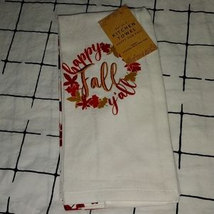 2 PC Oeko-tex Kitchen Towel Harvest Thanksgiving